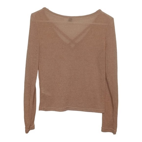 H&M Divided GOLD Crochet Knit - Picture 2 of 5